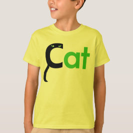 C är för kattskjorta t-shirt
