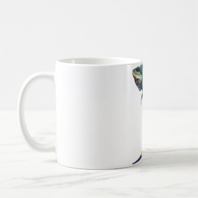 C är för Kinesiska Vatten-draken Kaffemugg (Vänster)