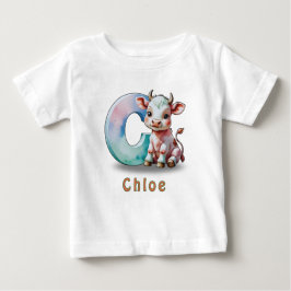 C är för ko - Skräddarsydd baby-t-shirt T Shirt