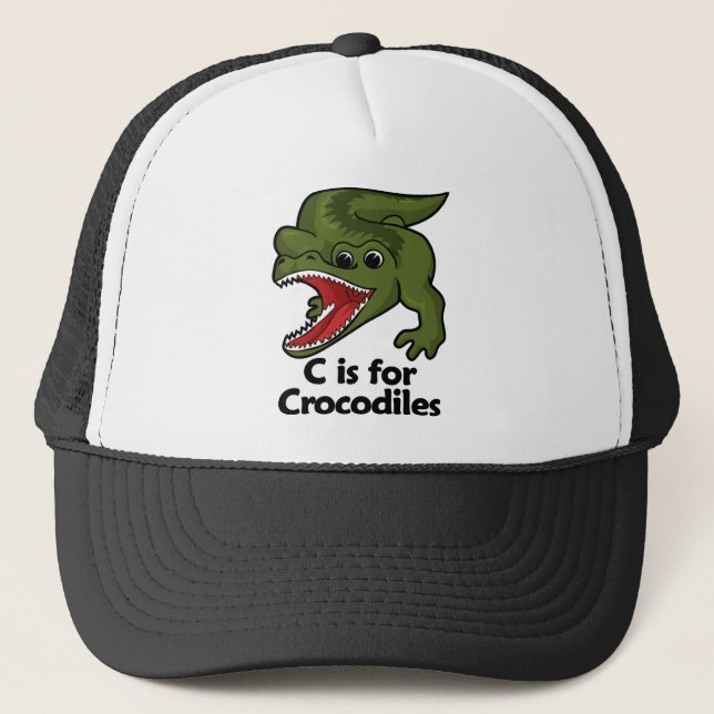 C är för krokodil keps (Framsida)