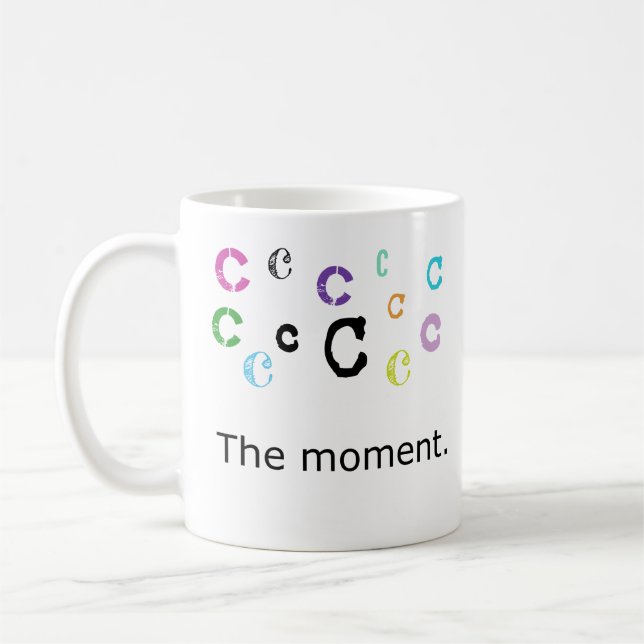 C är ögonblicket kaffemugg (Vänster)