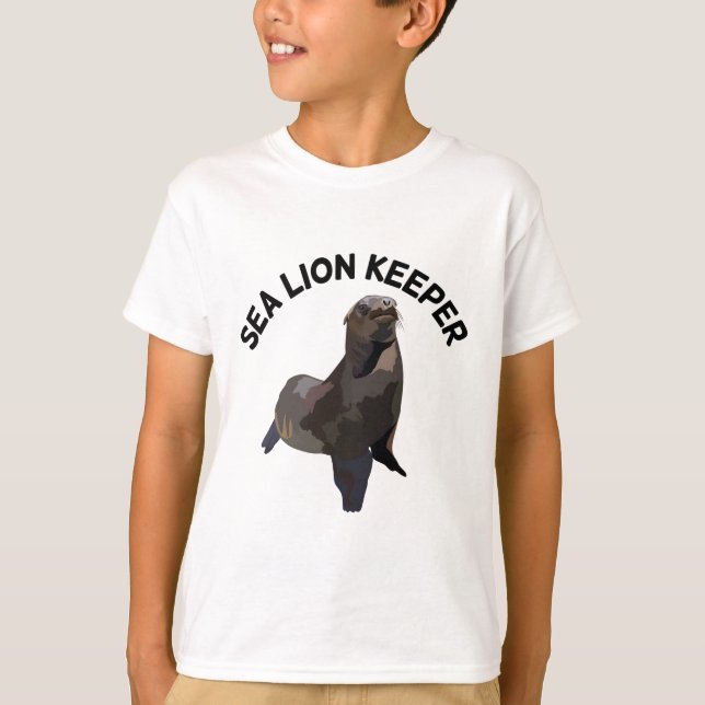 C är till för California Sealion Keeper T Shirt (Framsida)