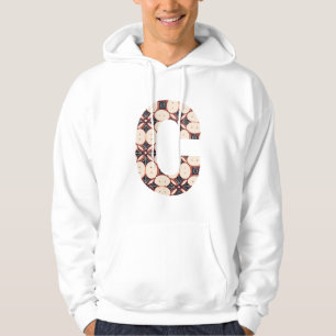 C - Batik Mönster Hoodie