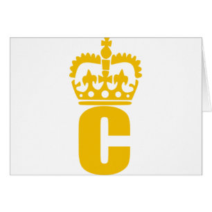 C - Brev - namn Hälsningskort