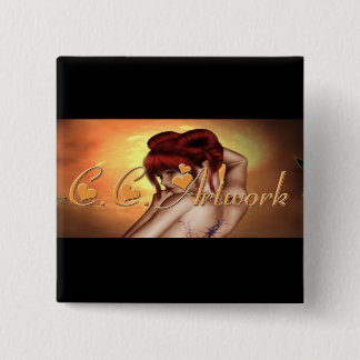 C.C. Konstverk klämmer fast Knapp