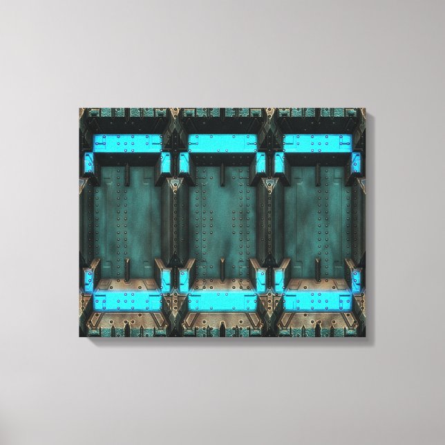 C.C. Tec.9 Wrapped Canvas (Framsida)