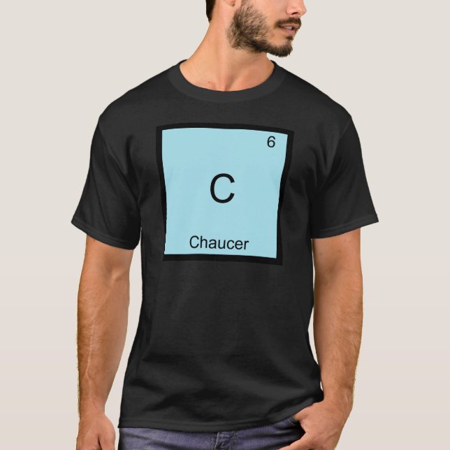 C - Chaucer Funny Chemistry Inslag Symbol T-Shirt (Framsida)