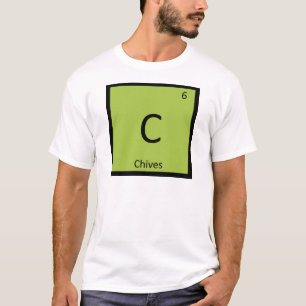 C - Chives Sour Cream Chemistry Periodic Bord Tee