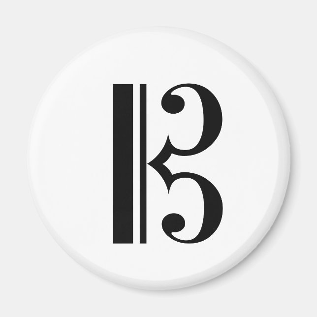 C-Clef Magnet (Framsidan)