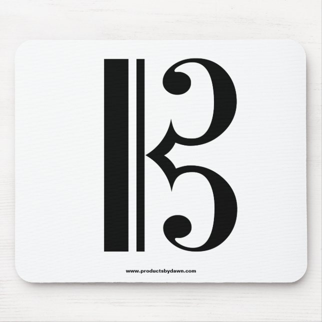 C-Clef Mousepad Musmatta (Framsidan)