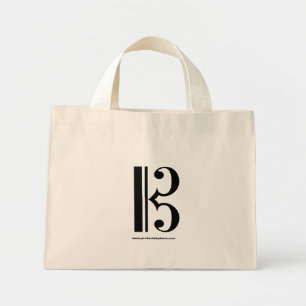 C-Clef Tote Bag Mini Tygkasse