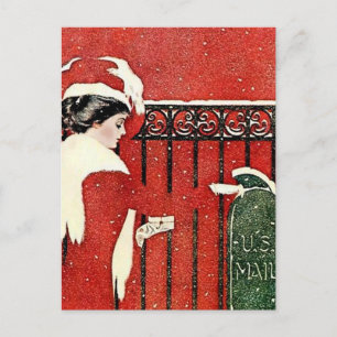 C Coles Phillips "Julkortspost" Vykort