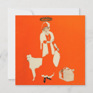 C Coles Phillips “Nutida helgon” Fadeaway-flicka Tack Kort