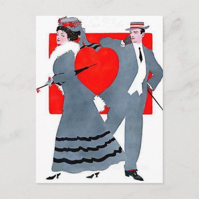 C Coles Phillips Valentine Edition Tidskriftsomsla Vykort (Framsida)