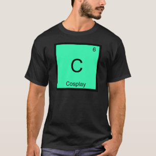 C - Cosplay Kemi Grundelement Symbol Kostym T-shir T Shirt