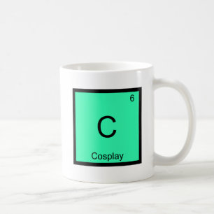 C - Cosplay Kemitelement Symbol Kostym T-shirt Kaffemugg