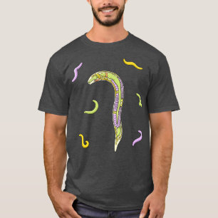 C elegans Nematode Anatomy Illustration T Shirt