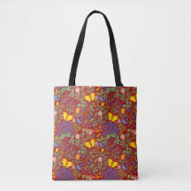 C. F. A. Voyseys Butterfly Garden Tote