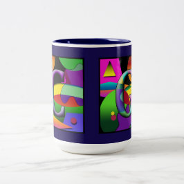 C & G Monogrammad mugg