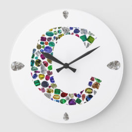 C Initial Gem-design Stor Klocka