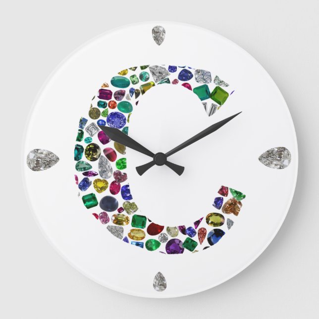 C Initial Gem-design Stor Klocka (Framsida)