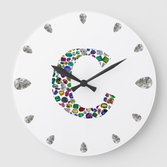 C Initial Gem-design Stor Klocka (Framsida)