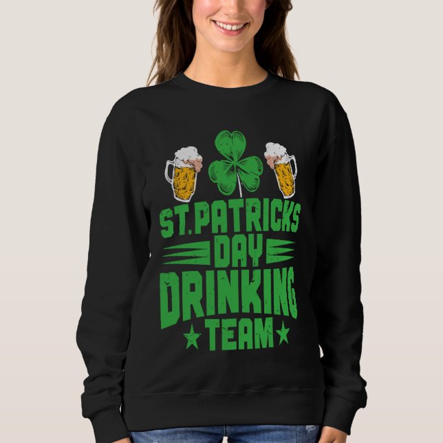 C  Irish St Patrick's Day Drinking Team T Shirt (Framsida)