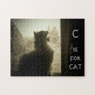 C is for CAT or your picture Pussel
