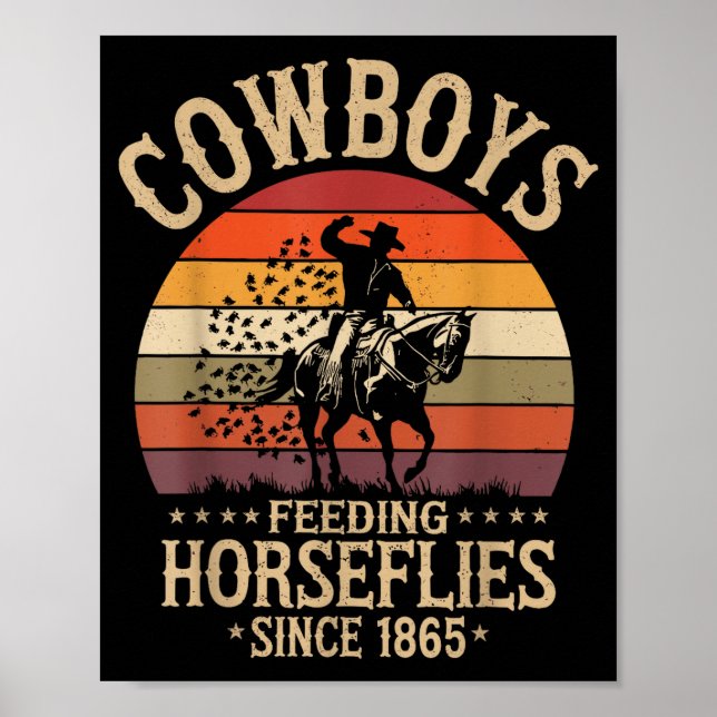 C.j.'s Cowboy Rodeo Outfit For Men - Funny Western Poster (Framsidan)