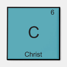 C - Jesus Chemistry Inslag Symbol T-Shirt Magnet
