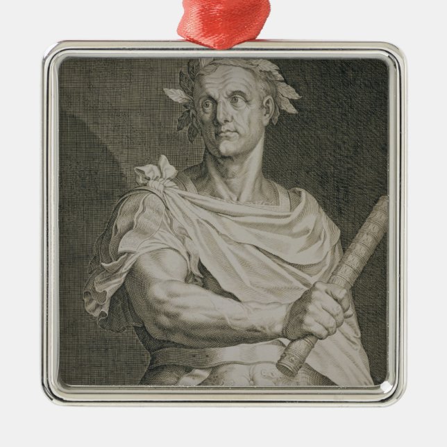 C. Julius Caesar (100-44 BC) kejsare av den Rome Julgransprydnad Metall (Framsidan)