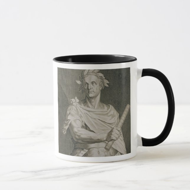 C. Julius Caesar (100-44 BC) kejsare av den Rome Mugg (Höger)