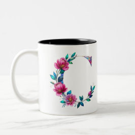 C. Kaffe Mugg - Blommigtens utformning för utlämna