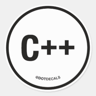 C++ Klistermärke