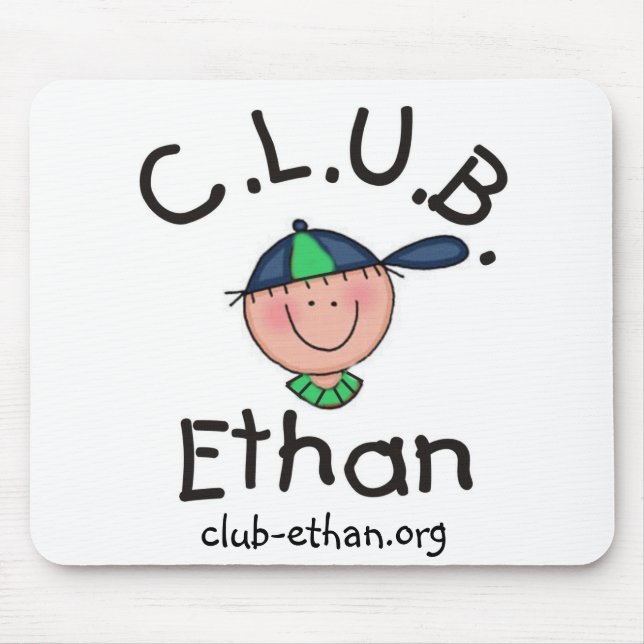 C.L.U.B. Den Ethan musen vadderar Musmatta (Framsidan)