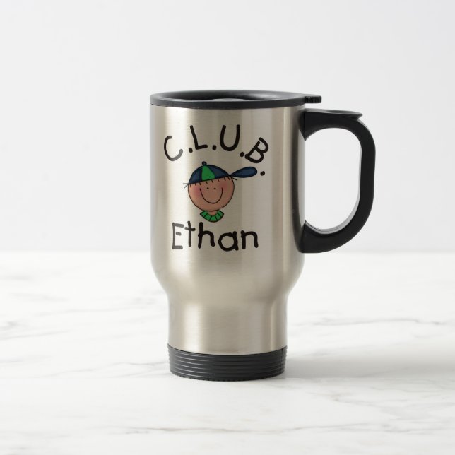 C.L.U.B. Ethan rostfritt ståltravel mug Resemugg (Höger)