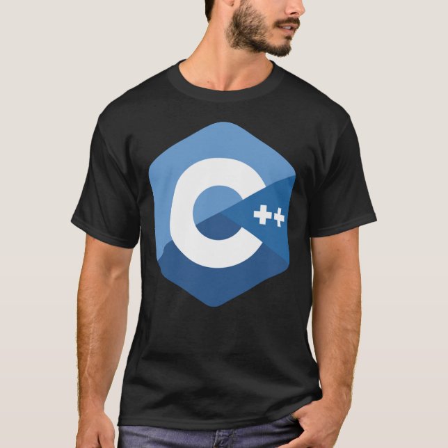C++ Logotyp Merchandise Essential T-Shirt (Framsida)