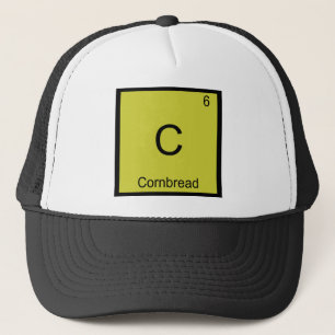 C - Majsbröd Rolig Kemisk Element Symbol T-shirt Truckerkeps
