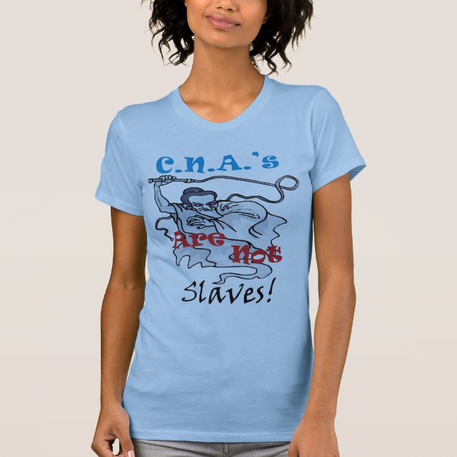 C.N.A. är inte slavar Tee Shirt (Framsida)