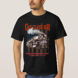 C&O Class H-8 Allegheny Locomotive - American flag T Shirt