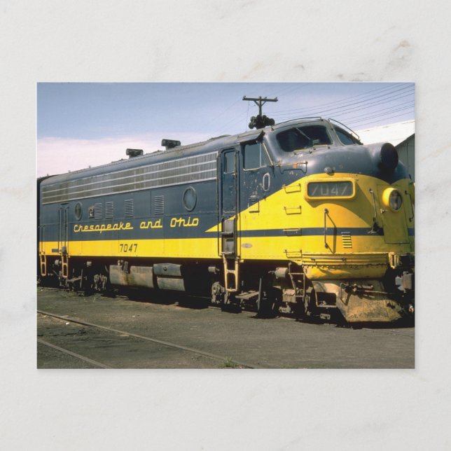 C&O EMD F-7A VYKORT (Framsida)