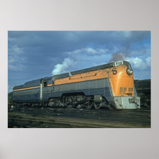 C&O Hudson Class 4-6-4 Streamliner Poster