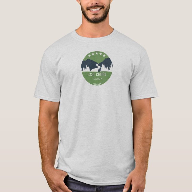 C&O-kanal för torktumling T Shirt (Framsida)