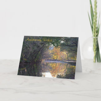 C&O-kanalscen för bröllopsdag Kort