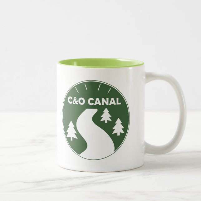 C&O-kanalTowpath Två-Tonad Mugg (Höger)