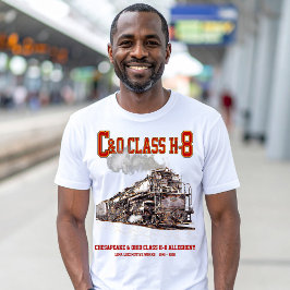 C&O Klass H-8 2-6-6-6 Allegheny Ånglok T Shirt