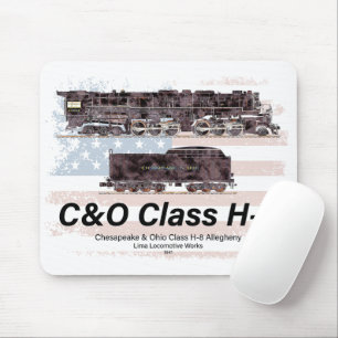 C&O Klass H-8 Allegheny Lokomotiv - Amerikansk fla Musmatta