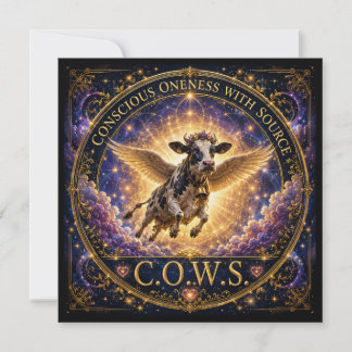 C.O.W.S. konstkort 5,25 x 5,25 Premiumpapper