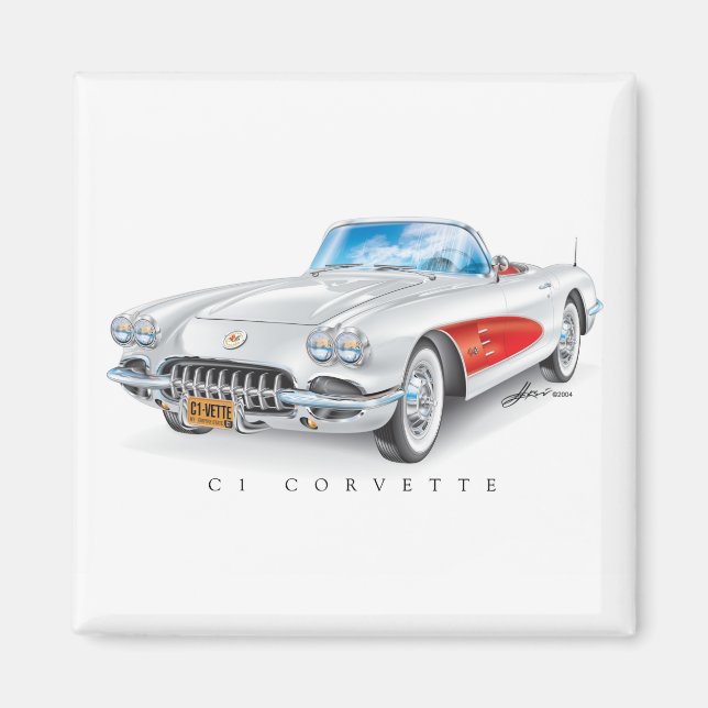 C-ONE AUTOMOBILE ART MAGNET (Framsidan)