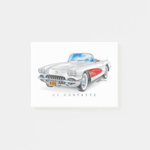 C-ONE AUTOMOBILE ART POST-IT BLOCK